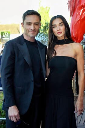 Ed Westwick and Amy Jackson at the Media Night for the 2026 FEI World Championships Aachen in the Champions Circle at the Aachen Equestrian Stadium, August 11, 2026 Foto:xC.xAdolph xFuturexImagex fei_6887