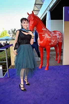 Anna Maria Kaufmann at the Media Night for the 2026 FEI World Championships Aachen in the Champions Circle at the Aachen Equestrian Stadium, August 11, 2026 Foto:xC.xAdolph xFuturexImagex fei_6905