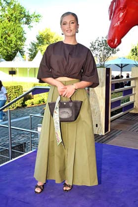 Luna Schweiger at the Media Night for the 2026 FEI World Championships Aachen in the Champions Circle at the Aachen Equestrian Stadium, August 11, 2026 Foto:xC.xAdolph xFuturexImagex fei_6933
