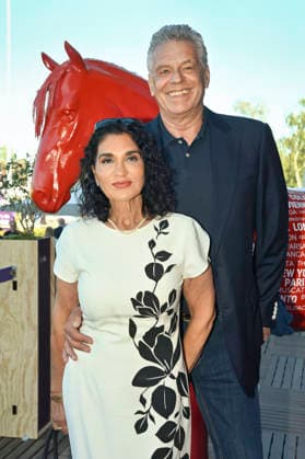 Francesca Elstermeier and Jürgen Hingsen at the Media Night for the 2026 FEI World Championships Aachen in the Champions Circle at the Aachen Equestrian Stadium, August 11, 2026 Foto:xC.xAdolph xFuturexImagex fei_6944