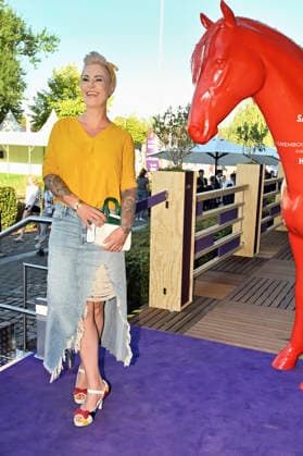 Carola Holzner at the Media Night for the 2026 FEI World Championships Aachen in the Champions Circle at the Aachen Equestrian Stadium, August 11, 2026 Foto:xC.xAdolph xFuturexImagex fei_6946