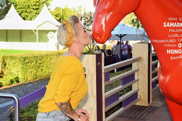 Carola Holzner at the Media Night for the 2026 FEI World Championships Aachen in the Champions Circle at the Aachen Equestrian Stadium, August 11, 2026 Foto:xC.xAdolph xFuturexImagex fei_6951