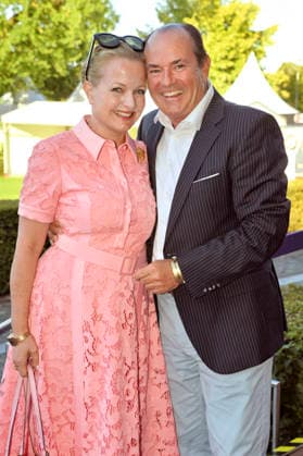 Wolfram Kons with his wife Alexa Apermann at the Media Night for the 2026 FEI World Championships Aachen in the Champions Circle at the Aachen Equestrian Stadium, August 11, 2026 Foto:xC.xAdolph xFuturexImagex fei_6965
