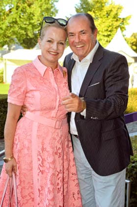 Wolfram Kons with his wife Alexa Apermann at the Media Night for the 2026 FEI World Championships Aachen in the Champions Circle at the Aachen Equestrian Stadium, August 11, 2026 Foto:xC.xAdolph xFuturexImagex fei_6966