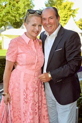 Wolfram Kons with his wife Alexa Apermann at the Media Night for the 2026 FEI World Championships Aachen in the Champions Circle at the Aachen Equestrian Stadium, August 11, 2026 Foto:xC.xAdolph xFuturexImagex fei_6967