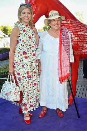 Viola Fromm and Marie Luise Marjan at the Media Night for the 2026 FEI World Championships Aachen in the Champions Circle at the Aachen Equestrian Stadium, August 11, 2026 Foto:xC.xAdolph xFuturexImagex fei_6970