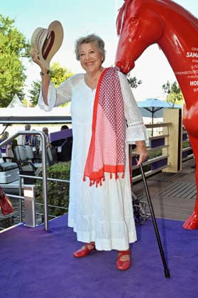 Marie Luise Marjan at the Media Night for the 2026 FEI World Championships Aachen in the Champions Circle at the Aachen Equestrian Stadium, August 11, 2026 Foto:xC.xAdolph xFuturexImagex fei_6973