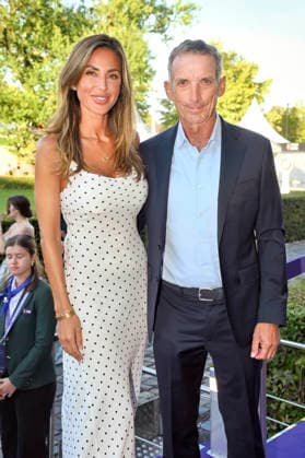 Jana Azizi and Holger Hetzel at the Media Night for the 2026 FEI World Championships Aachen in the Champions Circle at the Aachen Equestrian Stadium, August 11, 2026 Foto:xC.xAdolph xFuturexImagex fei_6979