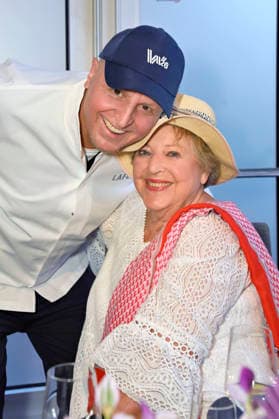 Johann Lafer and Marie Luise Marjan at the Media Night for the 2026 FEI World Championships Aachen in the Champions Circle at the Aachen Equestrian Stadium, August 11, 2026 Foto:xC.xAdolph xFuturexImagex fei_7005