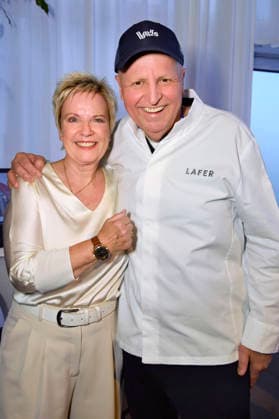 Birgit Lechtermann and Johann Lafer at the Media Night for the 2026 FEI World Championships Aachen in the Champions Circle at the Aachen Equestrian Stadium, August 11, 2026 Foto:xC.xAdolph xFuturexImagex fei_7007