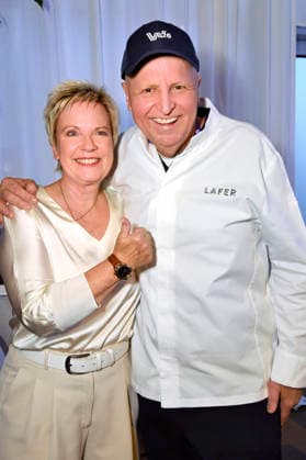 Birgit Lechtermann and Johann Lafer at the Media Night for the 2026 FEI World Championships Aachen in the Champions Circle at the Aachen Equestrian Stadium, August 11, 2026 Foto:xC.xAdolph xFuturexImagex fei_7008