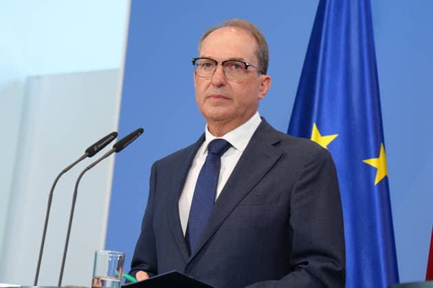 Press conference with Federal Minister Warken and Interior Minister Dobrindt on the reform of intelligence service legislation. A portrait of Federal Interior Minister Alexander Dobrindt at the press conference following the Federal Cabinet meeting on the reform of intelligence service legislation, Berlin, August 12, 2026, Berlin, Berlin, Germany