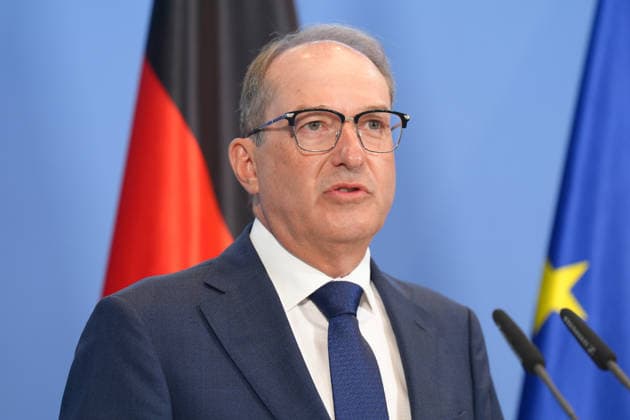 Press conference with Federal Minister Warken and Interior Minister Dobrindt on the reform of intelligence service legislation. A portrait of Federal Interior Minister Alexander Dobrindt at the press conference following the Federal Cabinet meeting on the reform of intelligence service legislation, Berlin, August 12, 2026, Berlin, Berlin, Germany
