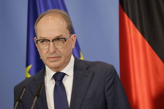 Federal Minister Alexander Dobrindt, Germany, Berlin, Federal Chancellery, press conference with Federal Minister Nina Warken and Federal Minister Alexander Dobrindt on the reform of intelligence service law