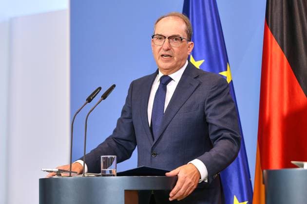 Berlin, Germany, August 12, 2026 Federal Chancellery Press Conference on the Reform of Intelligence Service Law Federal Minister of the Interior Alexander Dobrindt (CSU) Copyright: xdtsxNachrichtenagenturx dts_130010