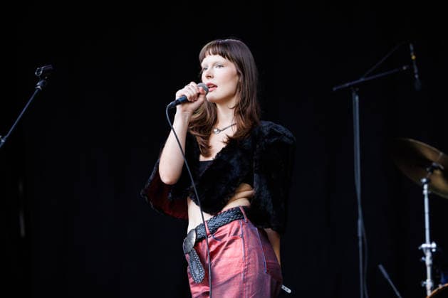Fuzzycat Organ Quartet live at Oyafestivalen 2026 Oslo, Norway. 12th, August 2026. The Norwegian band Fuzzycat Organ Quartet performs a live concert during the Norwegian music festival Oyafestivalen 2026 in Oslo. Here vocalist Synne Hellebo is seen live on stage Norway, Oslo  Copyright: xGonzalesxPhoto KetilxMartinsenx