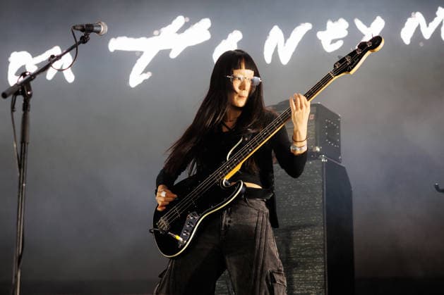 Sailor Honeymoon live at Oyafestivalen 2026 Oslo, Norway. 12th, August 2026. The South Korean punk rock band Sailor Honeymoon performs a live concert during the Norwegian music festival Oyafestivalen 2026 in Oslo. Here bass player and singer Kim Yerim is seen live on stage. Norway, Oslo  Copyright: xGonzalesxPhoto KetilxMartinsenx