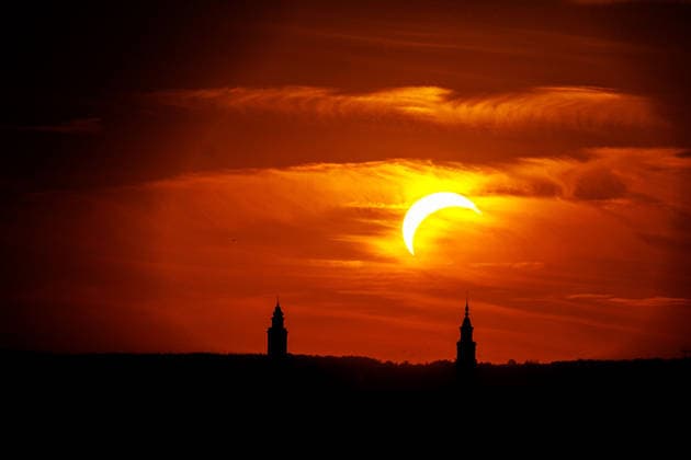 Solar Eclipse in Kaunas on August 12, 2026, Kaunas, Kaunas, Lithuania  Copyright: xErikasxOvcarenkox