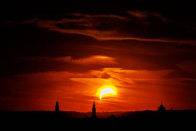 Solar Eclipse in Kaunas on August 12, 2026, Kaunas, Kaunas, Lithuania  Copyright: xErikasxOvcarenkox