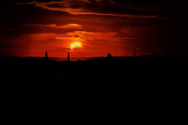 Solar Eclipse in Kaunas on August 12, 2026, Kaunas, Kaunas, Lithuania  Copyright: xErikasxOvcarenkox