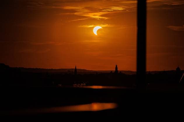 Solar Eclipse in Kaunas on August 12, 2026, Kaunas, Kaunas, Lithuania  Copyright: xErikasxOvcarenkox