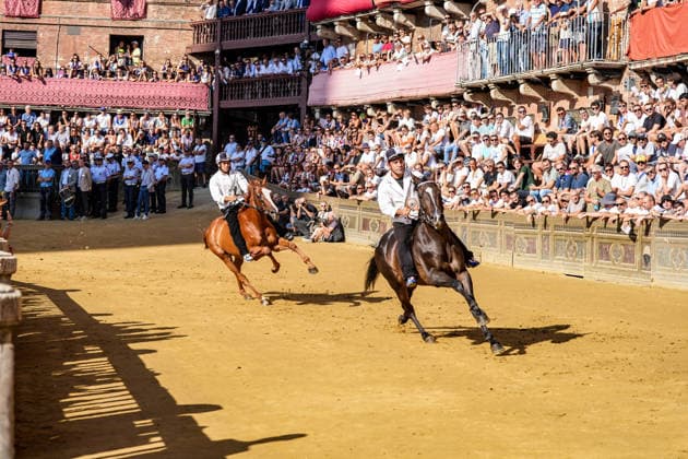 August 13, 2026, Siena, Toscana, ITALIA: Siena, Piazza del Campo Ã¢â‚¬ August 13, 2026. The *Tratta* took place this morning; it is one of the key moments of the Palio, during which the selected horses are assigned by lot to the ten *Contrade* participating in the race on August 16. Siena ITALIA - ZUMAs236 20260813_aap_s236_022 Copyright: xFabioxSassox