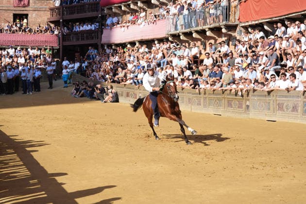 August 13, 2026, Siena, Toscana, ITALIA: Siena, Piazza del Campo Ã¢â‚¬ August 13, 2026. The *Tratta* took place this morning; it is one of the key moments of the Palio, during which the selected horses are assigned by lot to the ten *Contrade* participating in the race on August 16. Siena ITALIA  - ZUMAs236 20260813_aap_s236_016 Copyright: xFabioxSassox