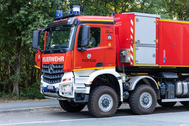 Möhnesee Forest Fire Since 15:00, emerg