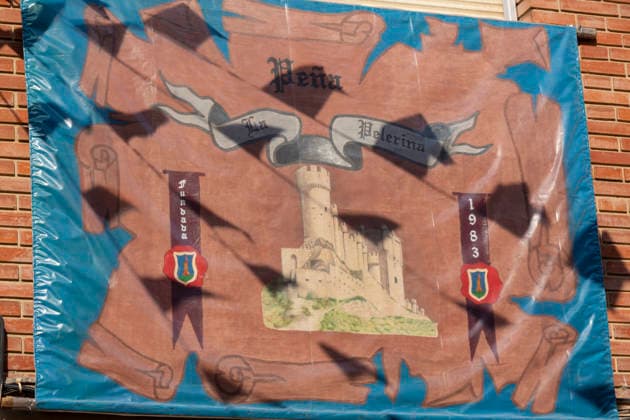 August 13, 2026, PeoÂ±Afiel, Valladolid, USA: Banderitas fill the streets and plazas of the village of PeoÂ±afiel, Spain for the Fiestas de Nuestra SeoÂ±ora y San Roque on Thursday, August 13, 2026. The annual festival, taking place this year on August 14-18, includes traditional bullfighting and bull running events. PeoÂ±Afiel USA  - ZUMAg235 20260813_zap_g235_004 Copyright: xPaulxChristianxGordonx