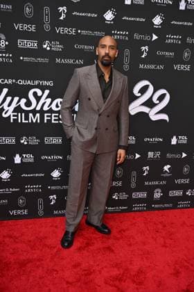 Los Angeles CA August 13: Alex Lanipekun at the 2026 HollyShorts Film Festival on August 13, 2026 Credit: Michael Mattes USA  - ZUMAa123 20260813_zaa_a123_324 Copyright: xAdMediax