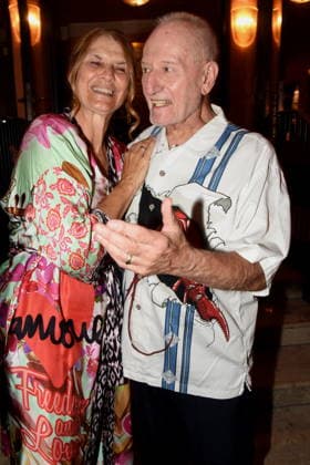 Corinna Binzer, actress; Sepp Schauer, actor; Munich, August 13, 2029; Bayerischer Hof; comedy premiere; *A Totally Crazy Midsummer Night s Dream*; photo: Munich