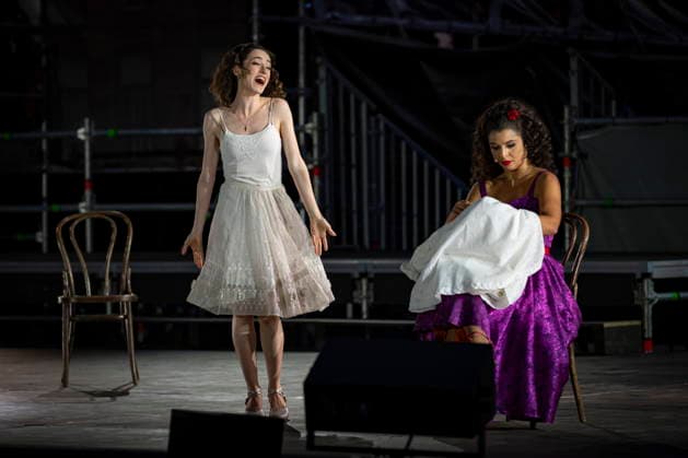August 13, 2026, Saarland, Ensdorf: *West Side Story* will premiere on Thursday evening at the Saarpolygon as part of this year’s opera festival, with numerous distinguished guests from the worlds of politics, culture, and business in attendance. bub