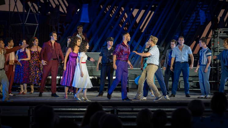 August 13, 2026, Saarland, Ensdorf: *West Side Story* will premiere on Thursday evening at the Saarpolygon as part of this year’s opera festival, with numerous distinguished guests from the worlds of politics, culture, and business in attendance. bub