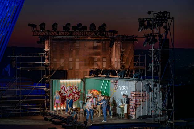 August 13, 2026, Saarland, Ensdorf: *West Side Story* will premiere on Thursday evening at the Saarpolygon as part of this year’s opera festival, with numerous distinguished guests from the worlds of politics, culture, and business in attendance. bub