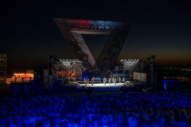 August 13, 2026, Saarland, Ensdorf: *West Side Story* will premiere on Thursday evening at the Saarpolygon as part of this year’s opera festival, with numerous distinguished guests from the worlds of politics, culture, and business in attendance. bub