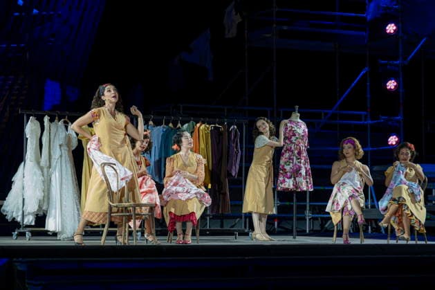 August 13, 2026, Saarland, Ensdorf: *West Side Story* will premiere on Thursday evening at the Saarpolygon as part of this year’s opera festival, with numerous distinguished guests from the worlds of politics, culture, and business in attendance. bub