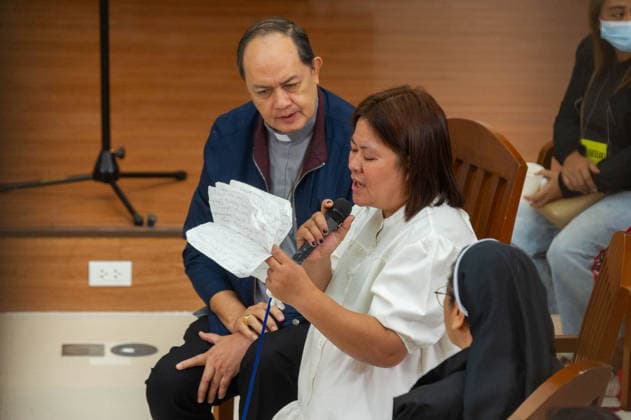 August 14, 2026, Manila, Metro Manila, Philippines: The Philippine Truth Commission, composed of human rights workers and clergy people, hosts its first public truth-telling session, this morning of August 14 in the Pope Pius XII Center in Manila. The commission discussed the case of Raymart Siapo, a 19 year victim of the former Duterte AdministrationÃ¢â‚¬â ¢s Ã¢â‚¬ËœWar on Drugs. According to Luzviminda Siapo, the mother of Raymart who spoke before the commission, his son was abducted and killed by 14 unidentified individuals. Manila Philippines  - ZUMAp220 20260814_zip_p220_003 Copyright: xCharlesxPerezx