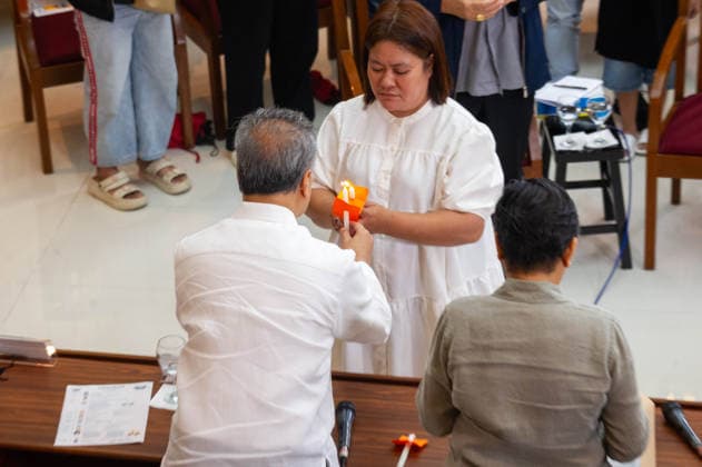 August 14, 2026, Manila, Metro Manila, Philippines: The Philippine Truth Commission, composed of human rights workers and clergy people, hosts its first public truth-telling session, this morning of August 14 in the Pope Pius XII Center in Manila. The commission discussed the case of Raymart Siapo, a 19 year victim of the former Duterte AdministrationÃ¢â‚¬â ¢s Ã¢â‚¬ËœWar on Drugs. According to Luzviminda Siapo, the mother of Raymart who spoke before the commission, his son was abducted and killed by 14 unidentified individuals. Manila Philippines - ZUMAp220 20260814_zip_p220_009 Copyright: xCharlesxPerezx