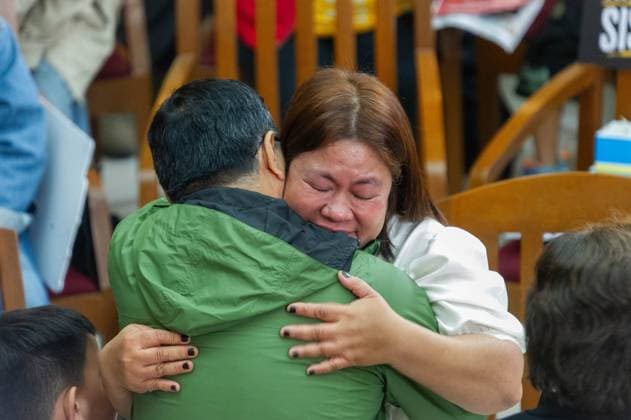 Philippine Truth Commission holds first public truth-telling session MANILA, PHILIPPINES, AUGUST 14, 2026: The Philippine Truth Commission holds its first public truth-telling session at the Pope Pius XII Catholic Center in Manila, focusing on the case of Raymart Siapo, a 19-year-old victim of the former Duterte administration™s War on Drugs. Raymart™s mother, Luzviminda Siapo, testified before the commission, saying her son was abducted and killed by 14 unidentified individuals. The session marked the opening of the commission™s public proceedings on alleged abuses linked to the anti-drug campaign. Manila Philippines Copyright: x xCharlesxEdmonxS.xPerezx xJNAxPressx