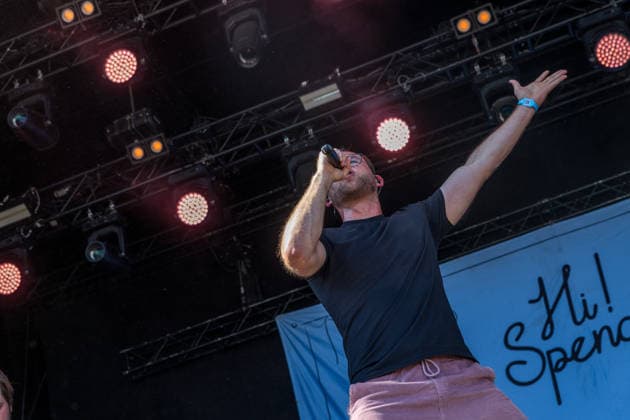 Highfield 2026, Day 1, The German rock band HI Spencer with frontman Sven Bensmann Highfield 2026 Hi Spencer