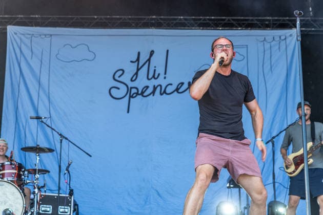 Highfield 2026, Day 1, The German rock band HI Spencer with frontman Sven Bensmann Highfield 2026 Hi Spencer