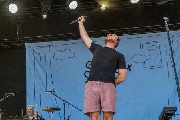Highfield 2026, Day 1, The German rock band HI Spencer with frontman Sven Bensmann Highfield 2026 Hi Spencer