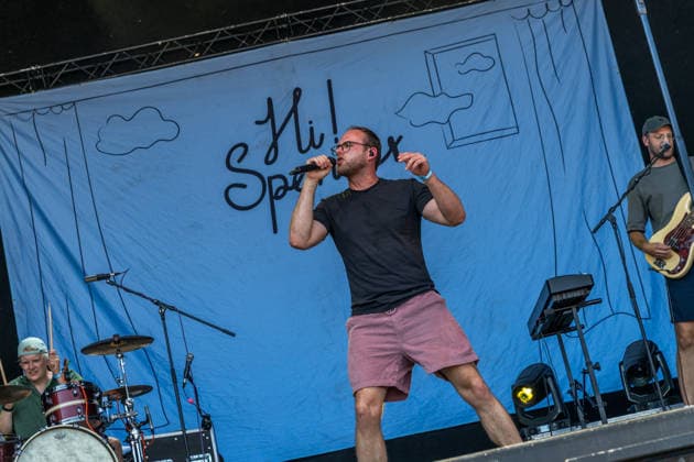 Highfield 2026, Day 1, The German rock band HI Spencer with frontman Sven Bensmann Highfield 2026 Hi Spencer
