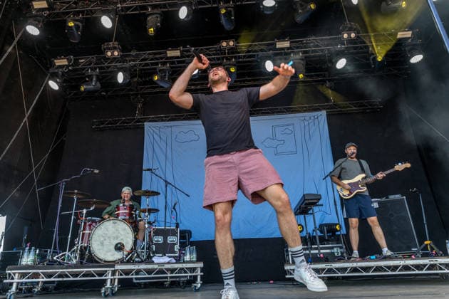 Highfield 2026, Day 1, The German rock band HI Spencer with frontman Sven Bensmann Highfield 2026 Hi Spencer