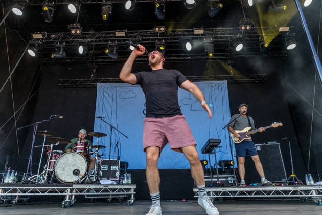 Highfield 2026, Day 1, The German rock band HI Spencer with frontman Sven Bensmann Highfield 2026 Hi Spencer