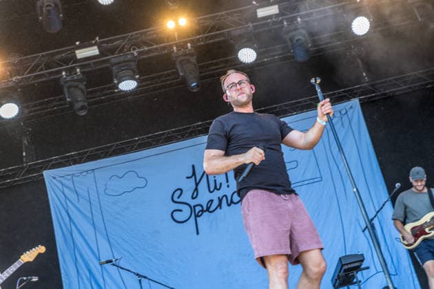 Highfield 2026, Day 1, The German rock band HI Spencer with frontman Sven Bensmann Highfield 2026 Hi Spencer