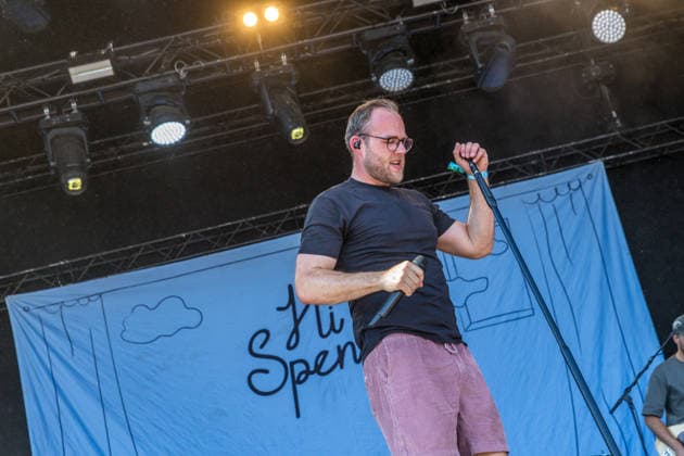 Highfield 2026, Day 1, The German rock band HI Spencer with frontman Sven Bensmann Highfield 2026 Hi Spencer