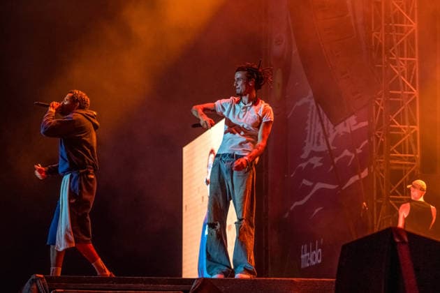 The Berlin-based rap, hip-hop, and trap band BHZ at the 2026 Highfield Festival on Lake Störmthal near Großpösna. The current BHZ lineup for 2026 consists of * Longus Mongus (rapper) * Ion Miles (rapper) * Monk (rapper) * Big Pat (rapper) * MotB (producer) * Sami (producer) * Themba (producer) Highfield 2026 Day 1 BHZ
