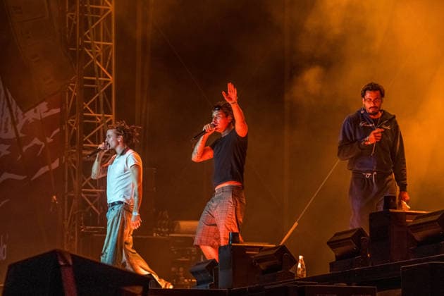 The Berlin-based rap, hip-hop, and trap band BHZ at the 2026 Highfield Festival on Lake Störmthal near Großpösna. The current BHZ lineup for 2026 consists of * Longus Mongus (rapper) * Ion Miles (rapper) * Monk (rapper) * Big Pat (rapper) * MotB (producer) * Sami (producer) * Themba (producer) Highfield 2026 Day 1 BHZ