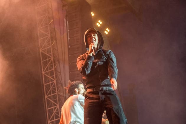 The Berlin-based rap, hip-hop, and trap band BHZ at the Highfield Festival 2026 on Lake Störmthal near Großpösna. The current BHZ lineup for 2026 consists of * Longus Mongus (rapper) * Ion Miles (rapper) * Monk (rapper) * Big Pat (rapper) * MotB (producer) * Sami (producer) * Themba (producer) Highfield 2026 Day 1 BHZ